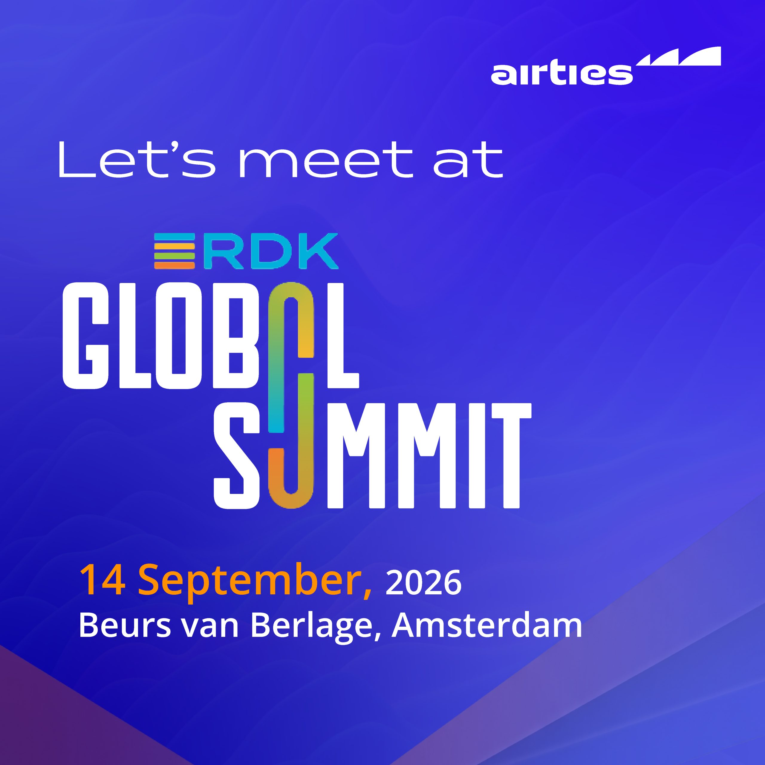 Airties presenting RDK OneWiFi solutions at the RDK Global Summit 2026.